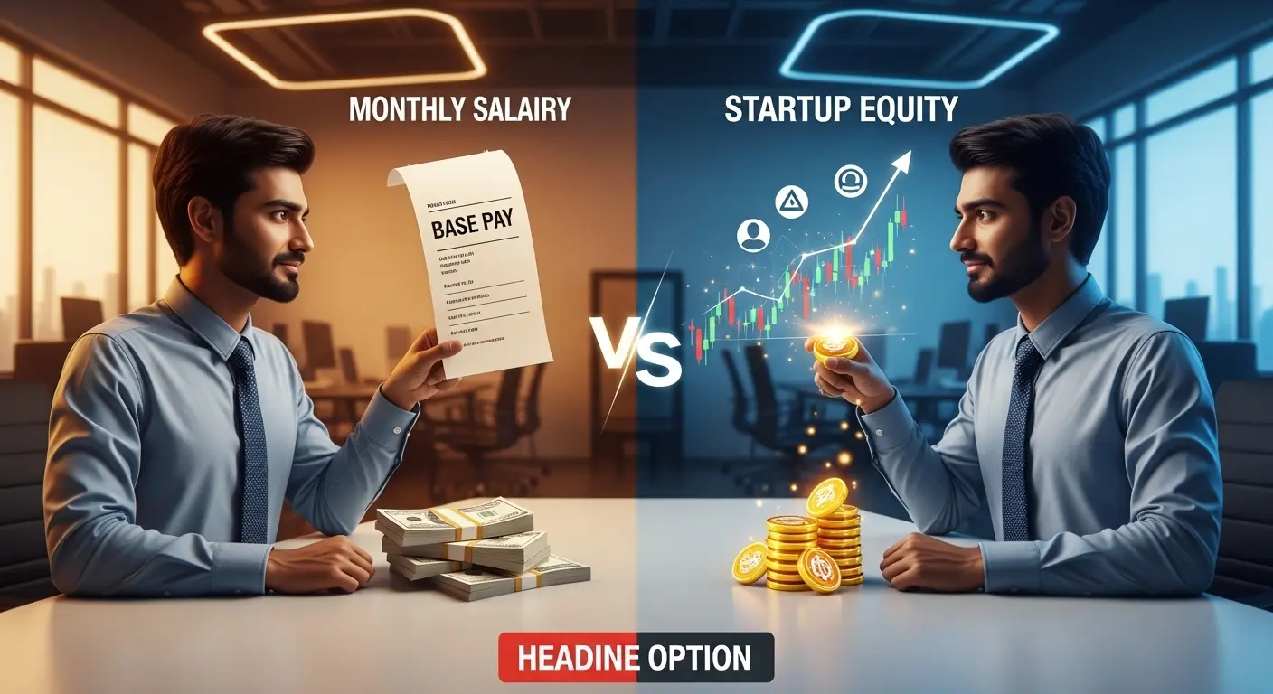 Understanding equity vs base pay in startups